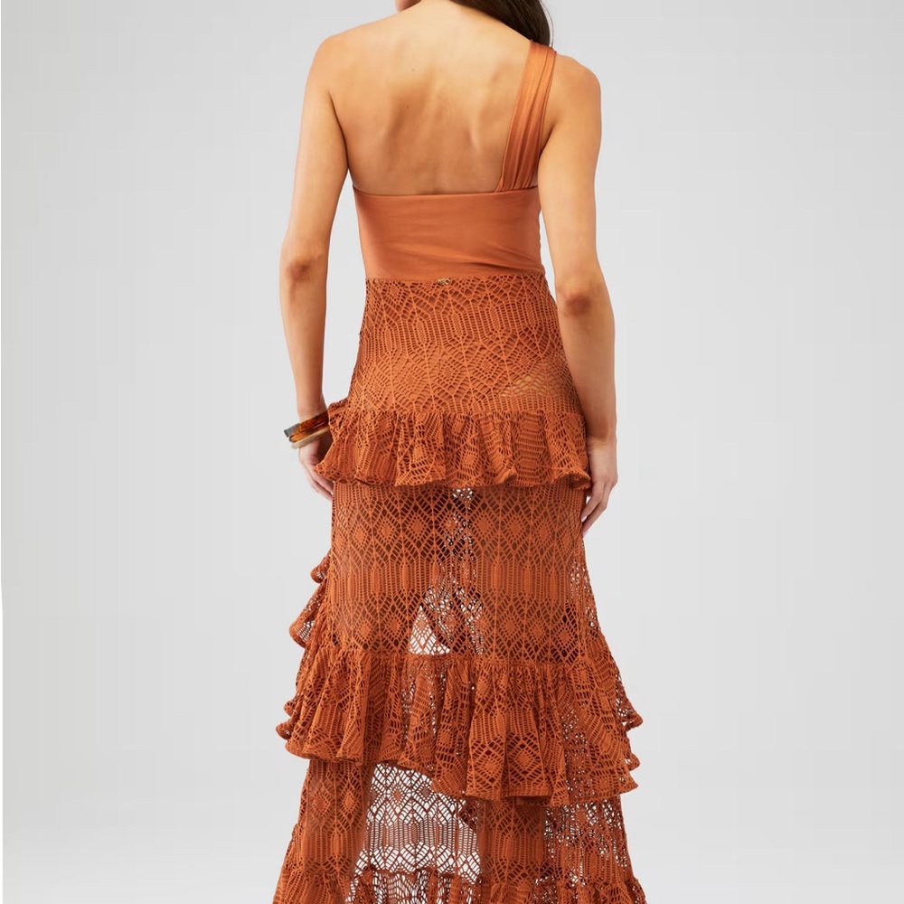 PatBO Elegant One-Shoulder Beach Dress - Picture 3 of 5